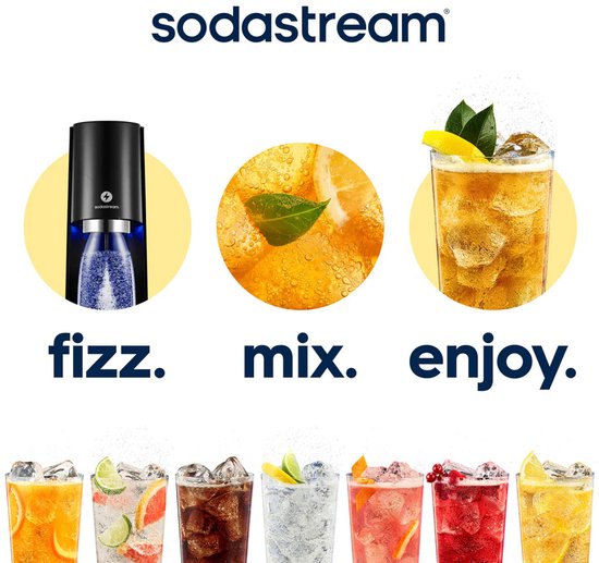 Sodastream Bruiswatermachine E-Terra Zwart