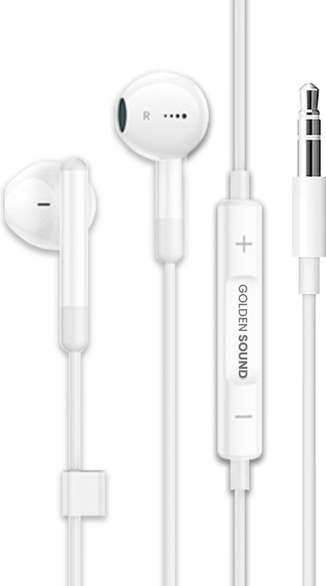 Golden Sound Bedrade Oordopjes – 3,5 mm Jack – Met Microfoon