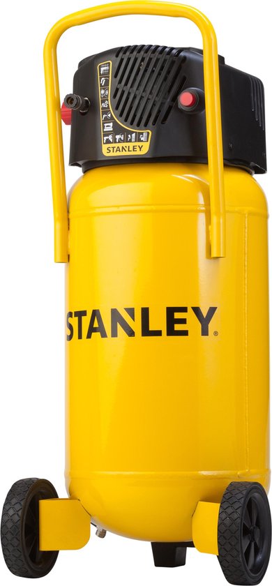 Stanley – D230/10/50V Luchtcompressor – 10 bar – Olievrij, tankinhoud 50 L