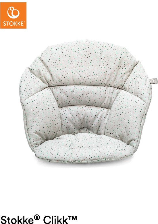 Stokke Clikk Kinderstoel kussen - Grijs sprinkles