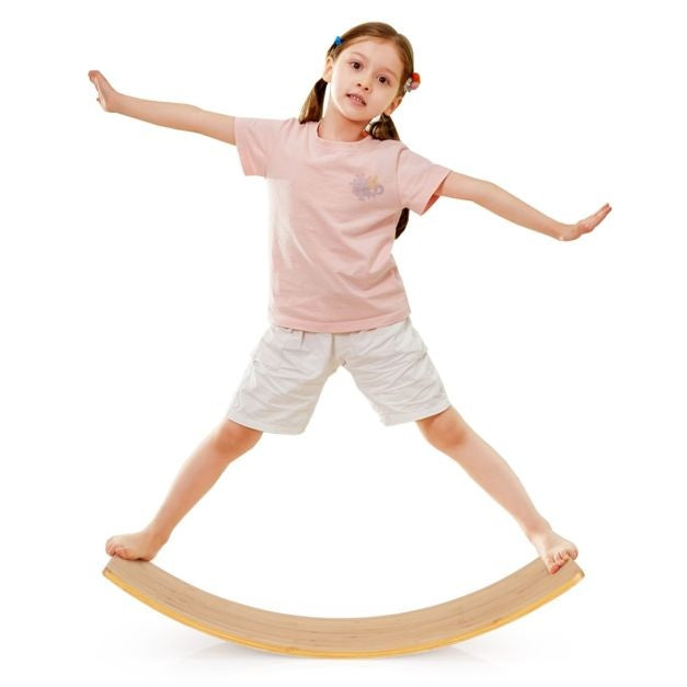 Coast Balansbord - Bamboe - 90 x 30 x 16.5 cm -Montessori