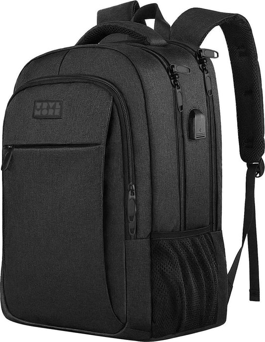 TRVLMORE Rugzak - 28L - 15,6 inch - Laptop Rugtas - Schooltas - Unisex - Spatwaterdicht Zwart