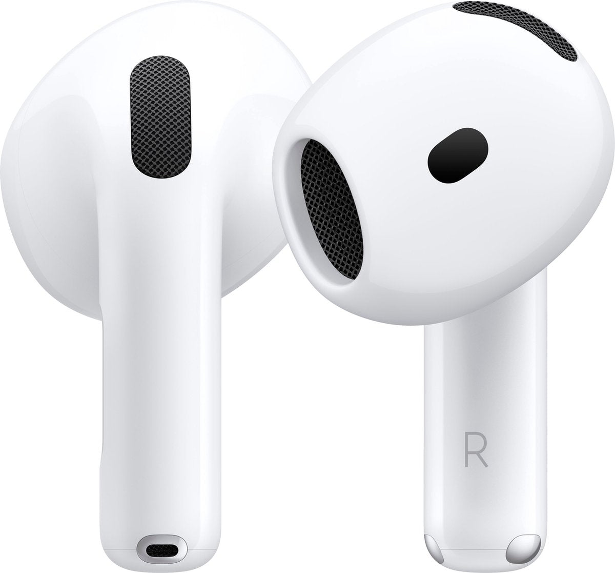 Apple AirPods 4 - Draadloze Oordopjes - Bluetooth 5.3 - USB-C Oplaadcase - Spatial Audio - Wit