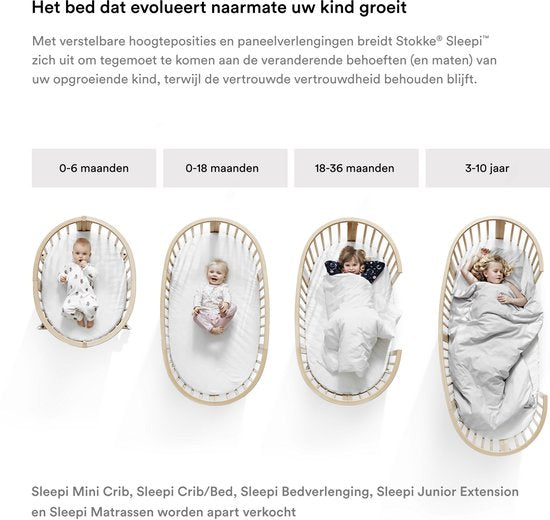 Stokke Sleepi hoeslaken, Mickey Celebration - zachte lakens voor zoete dromen - gemaakt voor Stokke Sleepi wieg/bed - 100% fijn katoen perkal - wasbaar