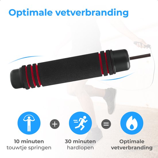 Nuvance - Professioneel Sport Springtouw - Verstelbaar - Volwassenen en Kinderen - Jump Rope - Speedrope