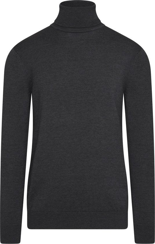 Cappuccino Italia - Heren Trui Coltrui Charcoal - Grijs - Maat M