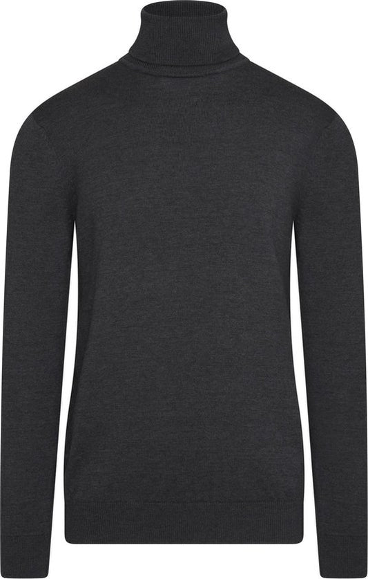Cappuccino Italia - Heren Trui Coltrui Charcoal - Grijs - Maat M