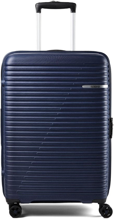 American Tourister Liftoff 4 wielen Trolley 67 cm met uitbreidingsplooi - Harde bagage - TSA slot - midnight blue
