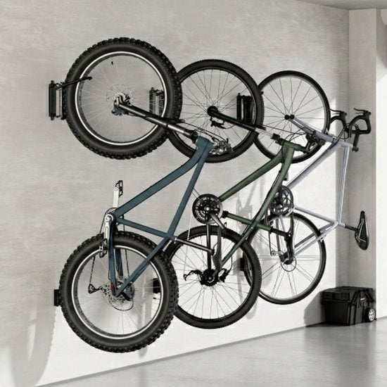 VDD - Fiets ophangsysteem - Fietsenrek - Fietsbeugel wand - Zwart