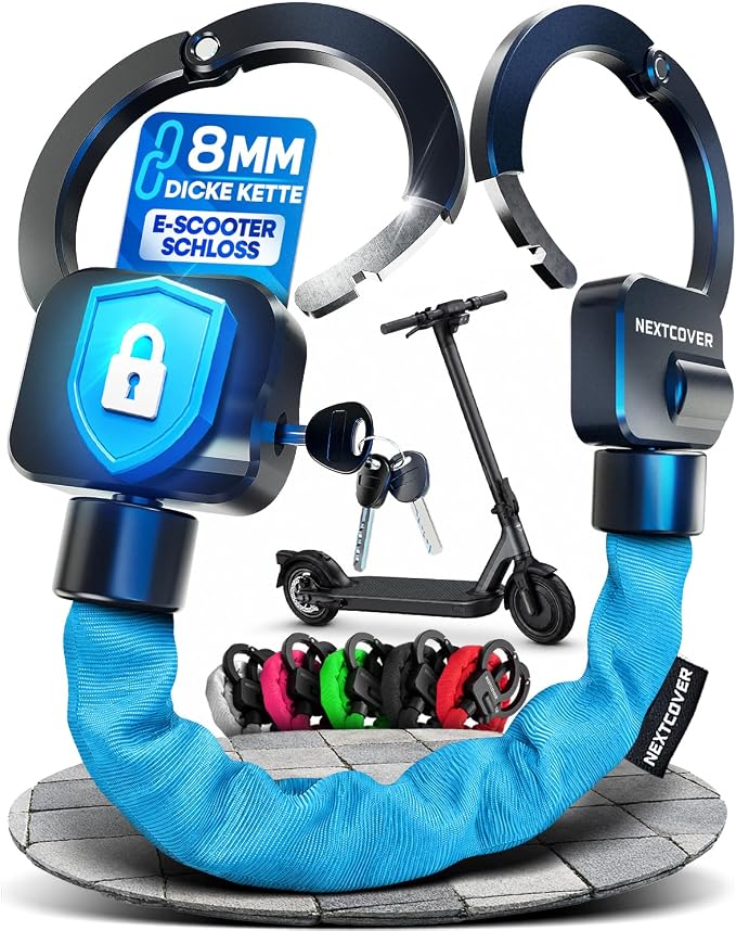 NEXTCOVER E-Scooter Slot - Handboeislot - 90 cm - 3 Sleutels - Weerbestendig