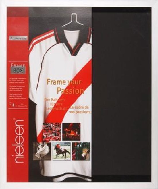 Framebox Zilver geschikt voor shirt 70x90cm