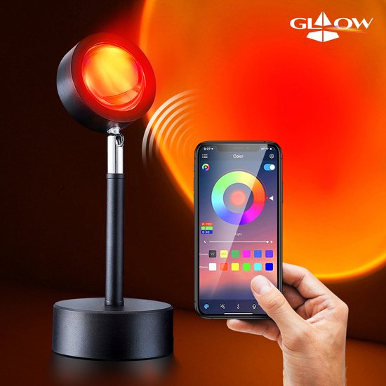 Sunset lamp - Tafellamp - Nachtlampje Kinderen - Nachtlamp - Projector - Tiktok - Sfeerverlichting