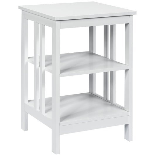 Coast 3-daagse nachtkastje Sofatische salontafel voor slaapkamers 40 x 40 x 61 cm wit