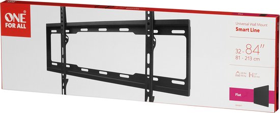 WM2611 Universele Wandbevestiging Plat - 32-90" - VESA 600 - zwart