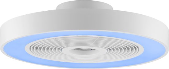 Brilliant Catania - Plafondventilator - LED 40W - CCT - 2700K-6500K - Dimbaar - ICRGB - Nachtlicht - Timer - Afstandsbieding - Wit