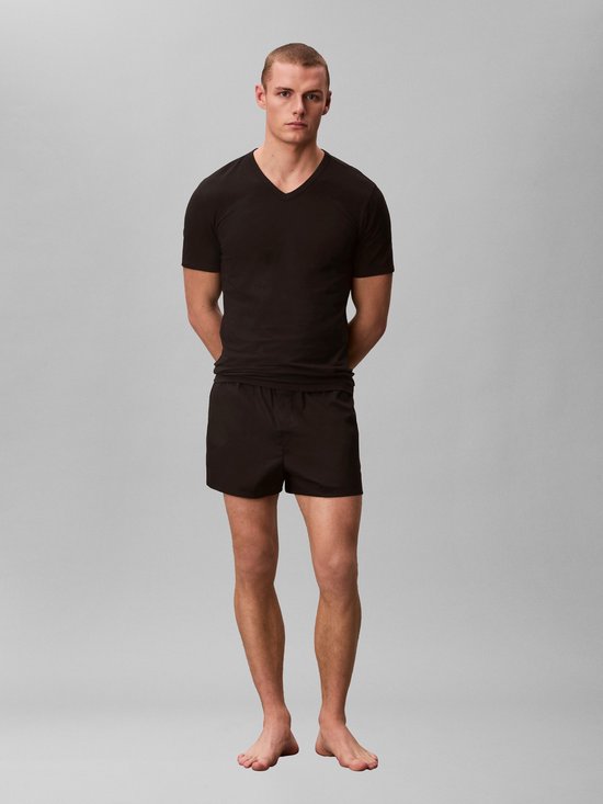 Calvin Klein SS V-neck T-shirts Heren (3-pack) - Maat L