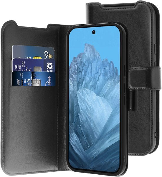 BeHello Hoesje Google Pixel 9 Pro XL  - Bookcover - Zwart