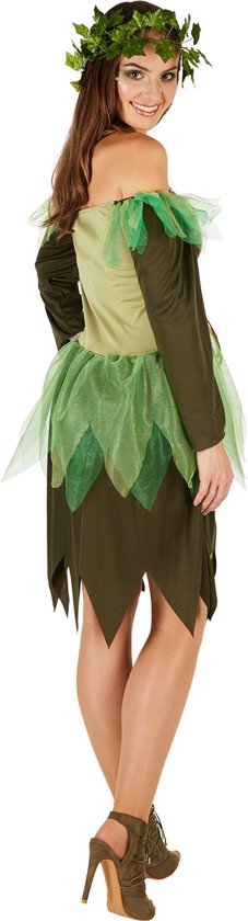 dressforfun - Vrouwenkostuum bosfee - S - Verkleedkleding carnaval - Halloween - Verkleden - Feestkleding - Carnavalskleding - Feest - Partykleding