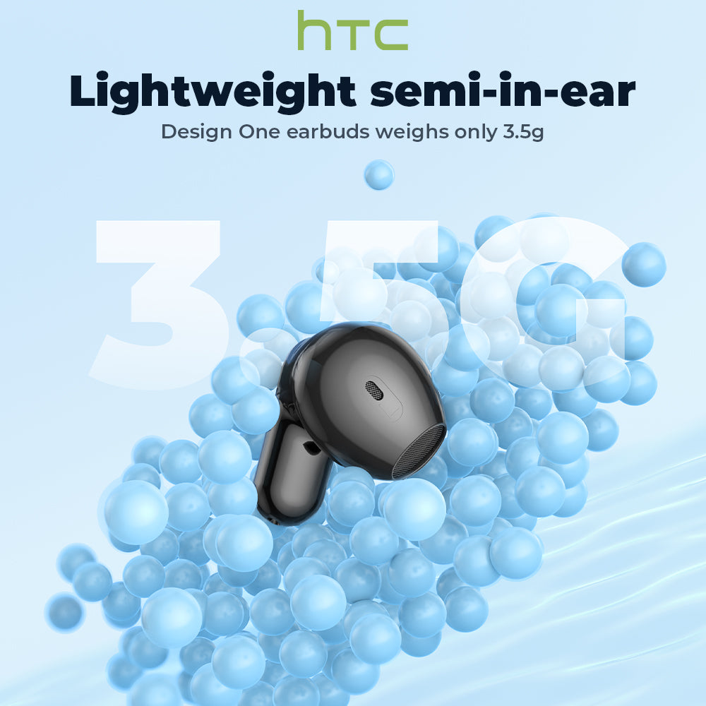 HTC NE20 draadloze oordopjes met AI-vertaling - Bluetooth 5.4 - LED-display