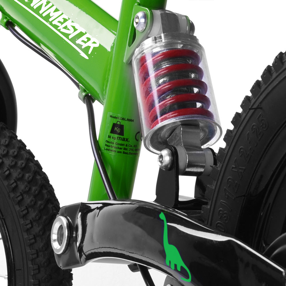 Rennmeister Loopfiets in Hoogte Verstelbaar 2-5 Jaar Groen