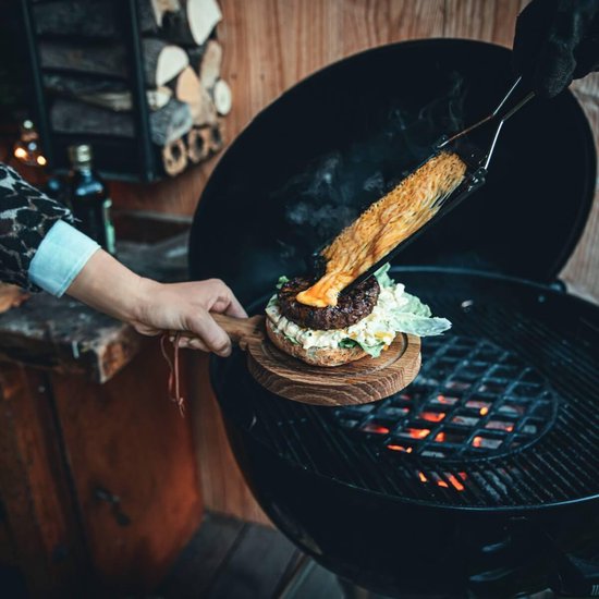 Boska Cheese Barbeclette® - voor BBQ - Kaaspannetje met Spatel - Zwart - 175x85 mm