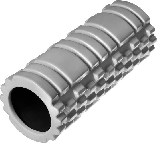 TecTake -  Yoga massagerol foamroller grijs -402845