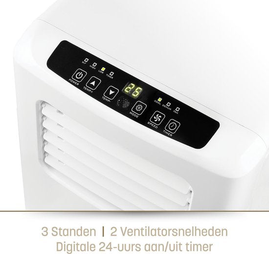 Eden Mobiele Airco - 3-in-1 - Ontvochtiger - 7000 BTU - 60 m³