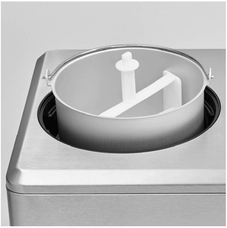 Solis – IJsmachine En Yoghurtmaker – 2 l Capaciteit & Met Touchbediening – Zelfvriezend Met Ingebouwde Compressor En Timer – Voor Zelfgemaakt IJs En Sorbet – Zilver RVS