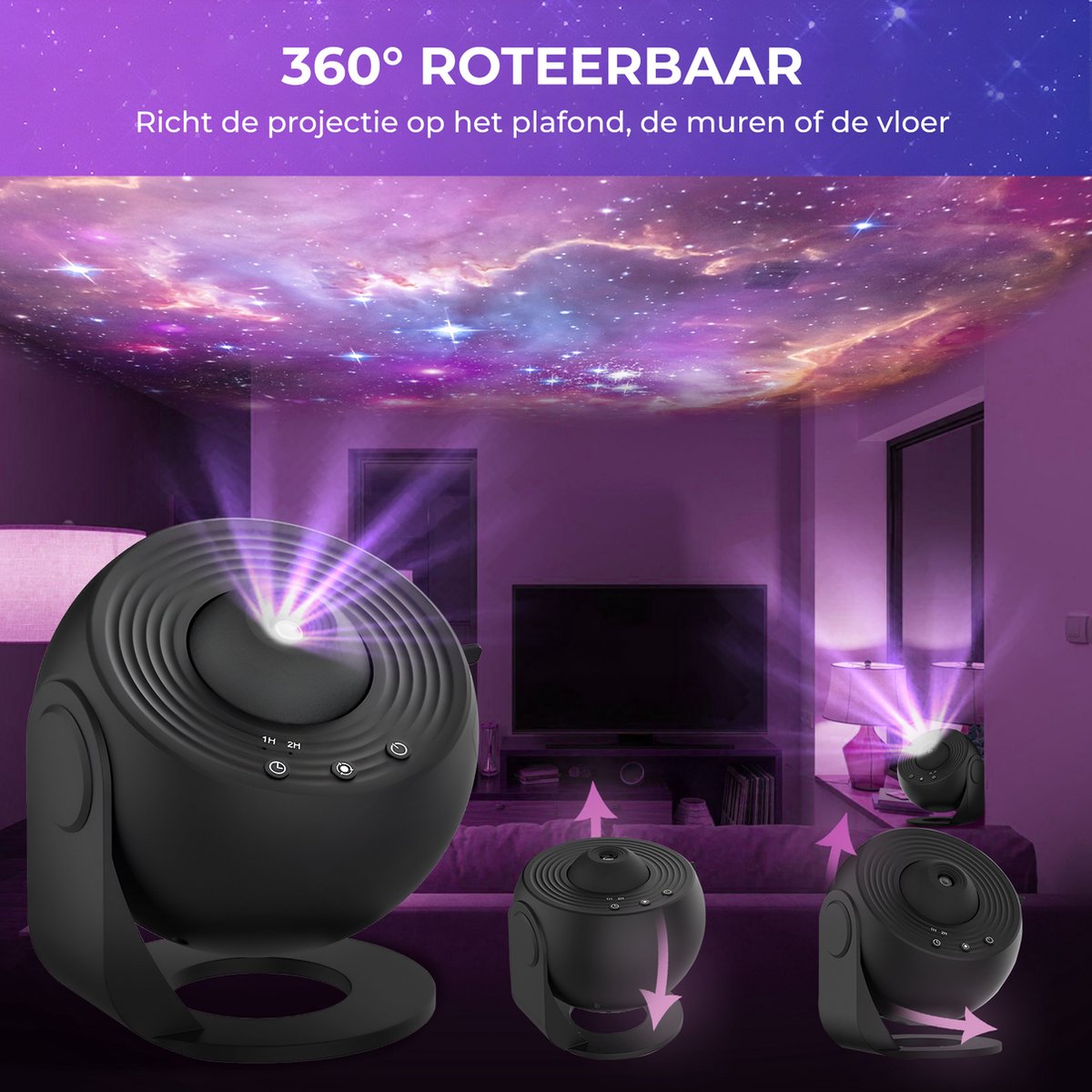 MostEssential Premium 12-in-1 Projectorlamp - 3000 lm - 12 W - Zwart