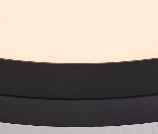 Brilliant Tuco - Plafondlamp - LED 16W - 3000K - Zwart/Wit