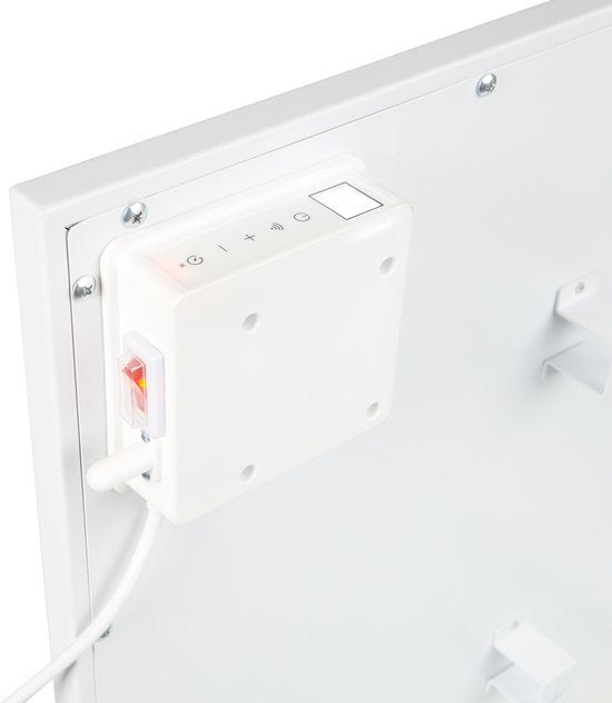 Infrarood paneel – Princess Elektrische kachel 540W - 60 x 90cm - Infrarood kachel - Infrarood Verwarmingspaneel 348254 - Smart - WiFi - met App - Vrijstaand/Wandmontage - Energiezuinig - Infrarood paneel verplaatsbaar – Wit - Randloos