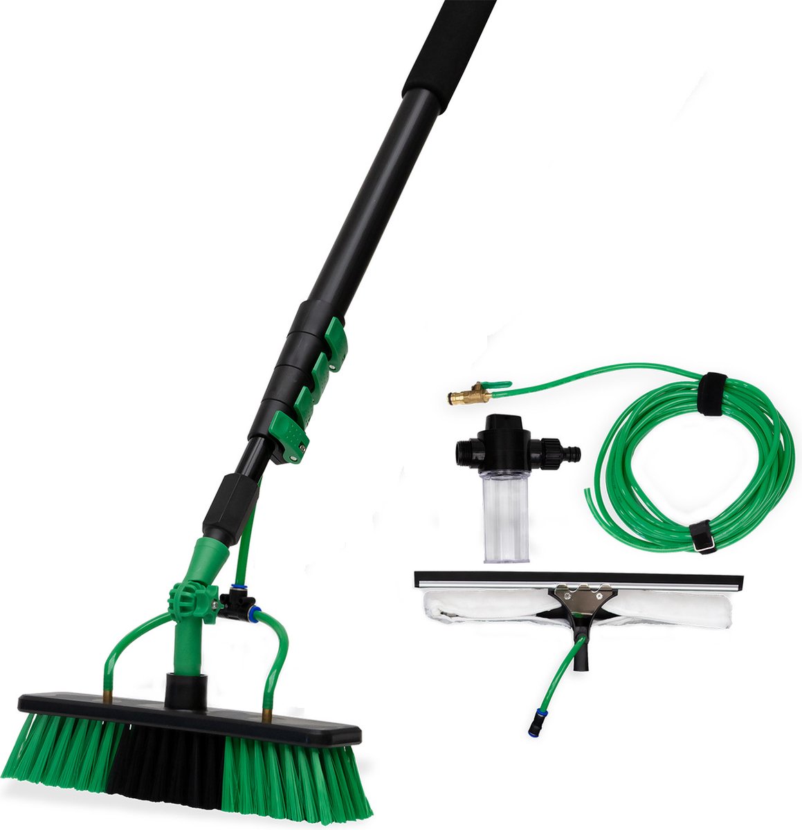 Hammersmith AquaClean Deluxe Waterbezem - 460 cm - Telescoopsteel, Aluminium