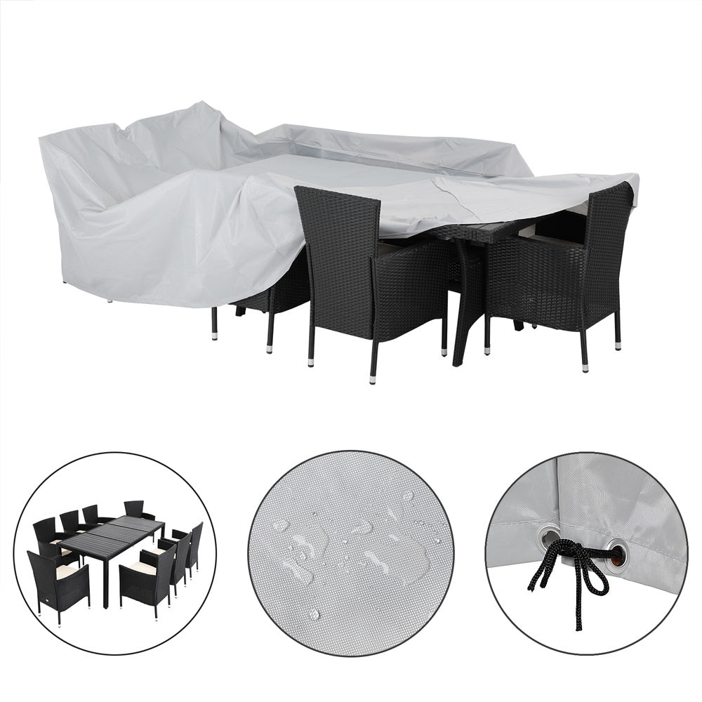 Afdekhoes, 308 x 138 x 89, beschermhoes, tuinmeubelhoes - Kingsleeve