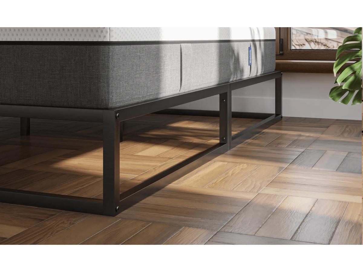 Emma Metalen Bed met Lattenbodem - 90 x 200 cm - Zwart