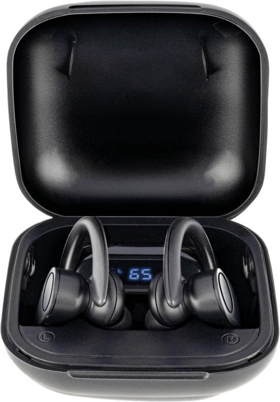 Grundig Draadloze Bluetooth Oordopjes - True Wireless Oortjes Draadloos - Earbuds met Tot 30 uur speeltijd - USB-C Snelladen - Comfortabele Pasvorm - Zwart