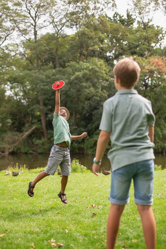 BS Toys Vang spel - Houten speelgoed - Sport - Vang Werpspel met klittenband