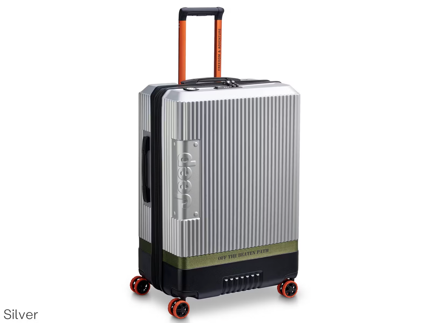Jeep Uitbreidbare Trolley XL 122L - Silver - 81 x 53 x 33-36 cm - TSA Slot
