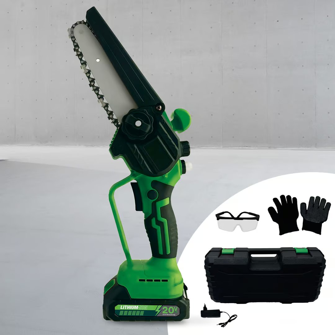 Hammersmith PocketSaw Pro Mini Accu Kettingzaag - Compact Ontwerp - 20V Lithium-Ion Accu - 14 cm Zaagblad - Inclusief Accessoires