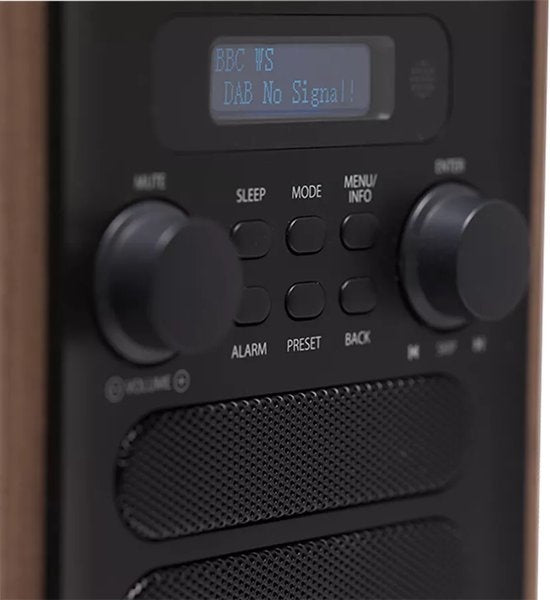 Denver DAB Radio - Retro Radio - Bluetooth - DAB+/ FM Radio - DAB48G