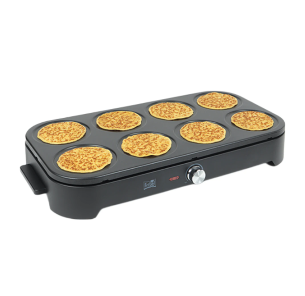 Fritel PM 2260 Pannenkoekenmaker - Zwart - 53x28x12,7cm - 1500W, PFAS-Vrij