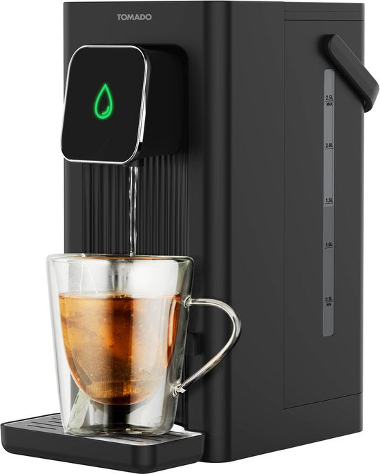 Tomado TWD2502B Waterkoker - 2.5L - Kunststof - BPA vrij - 2200W - 23.50x15x29.50 cm - Matzwart