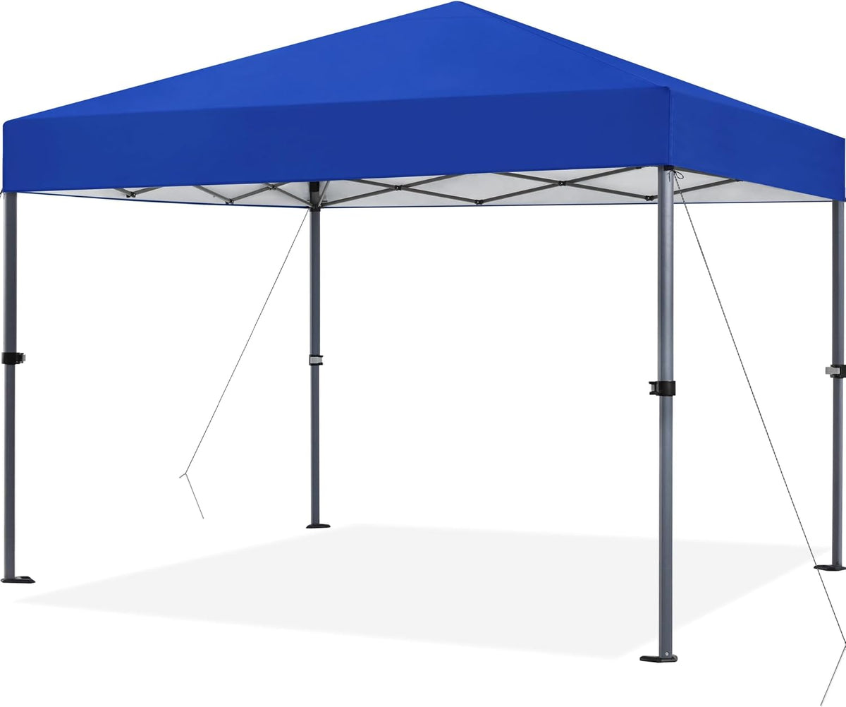 Yaheetech Pop-up Vouwpaviljoen 3 × 3 m In Hoogte Verstelbaar 170,5–265,5 cm Blauw
