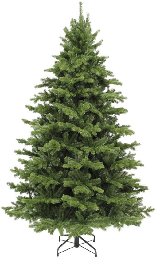 Triumph Tree Sherwood Deluxe - Kerstboom met Volle Uitstraling en 1092 Takken - Kerstversiering voor Binnen - Kunstboom Makkelijk op te Zetten - 155 x 112 cm - Groen