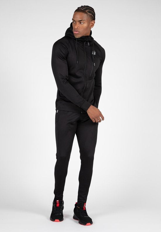 Gorilla Wear - Scottsdale Trainingsbroek - Track Pants - Zwart/Zwart - 2XL