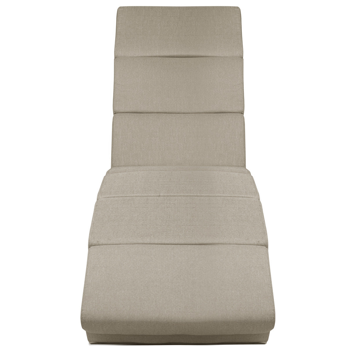Casaria - Relax Lounger - Geweven stof - Sand