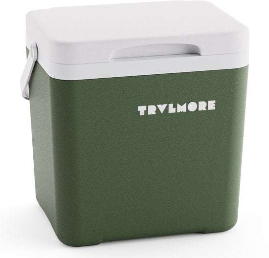 TRVLMORE Koelbox 7L - Frigobox - Inclusief Koelelement - Koelbox Klein - Groen