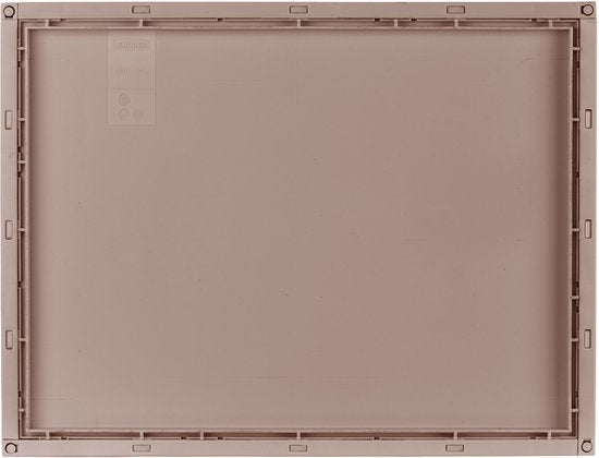 Curver Kaya Wasmand met deksel - 60L - 38x29x58,5 cm - Warm Taupe