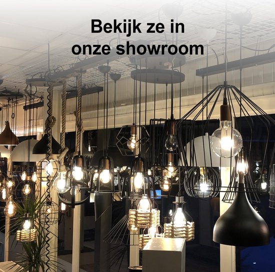 LedLoket Moderne hanglamp - 40 cm - Canti - Zwart/Goud
