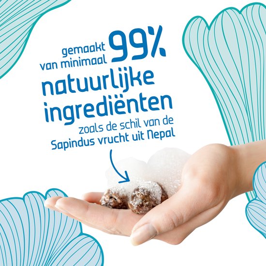 Seepje Wasverzachter Sandelhout & Perzik - 180 wasbeurten - 6 x 750 ml - Voordeelverpakking