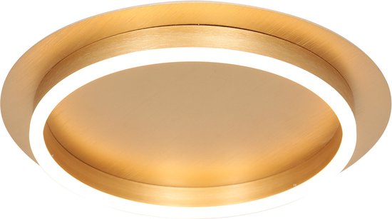 Plafonnieres Ringlux 3655GO gouden plafondlamp Ø32cm met geïntegreerde LED verlichting van Steinhauer